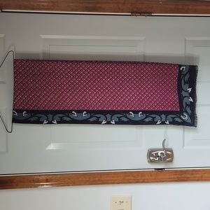 Talbots, Women's, Scarf or Shawl,Navy, Grey, Dark Pink, White, Cranberry